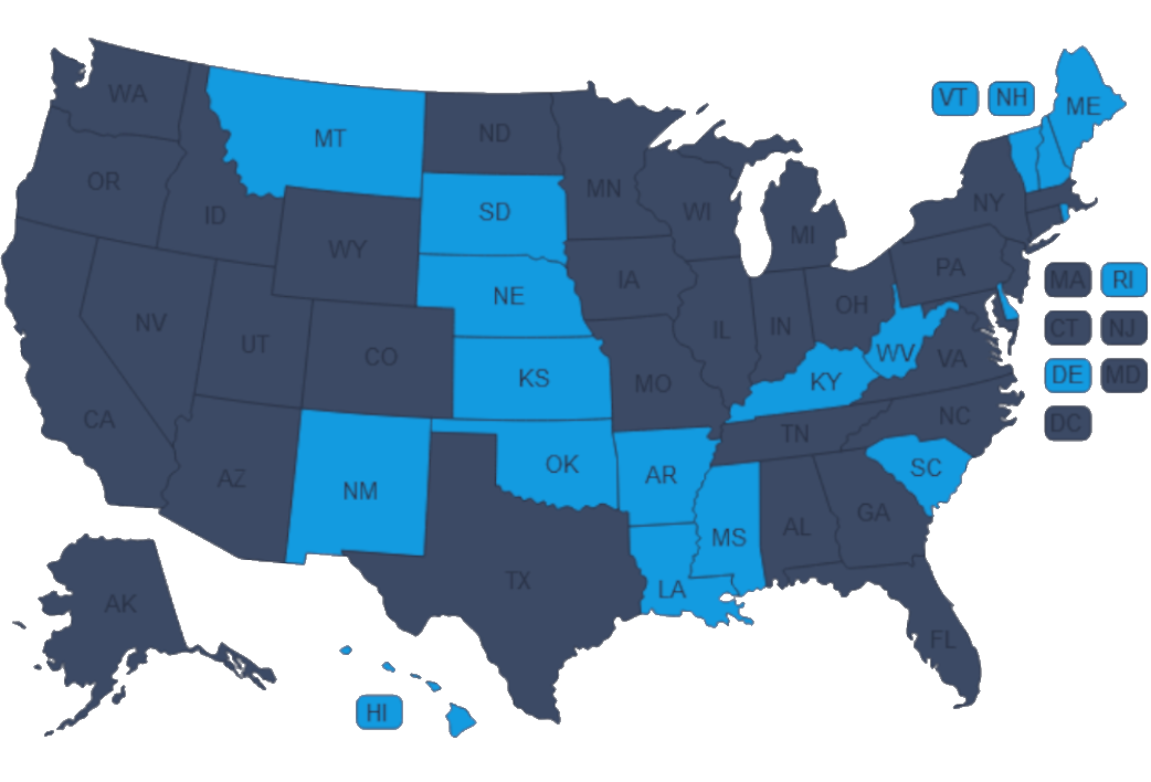 ISPCTN clinical sites across the United States